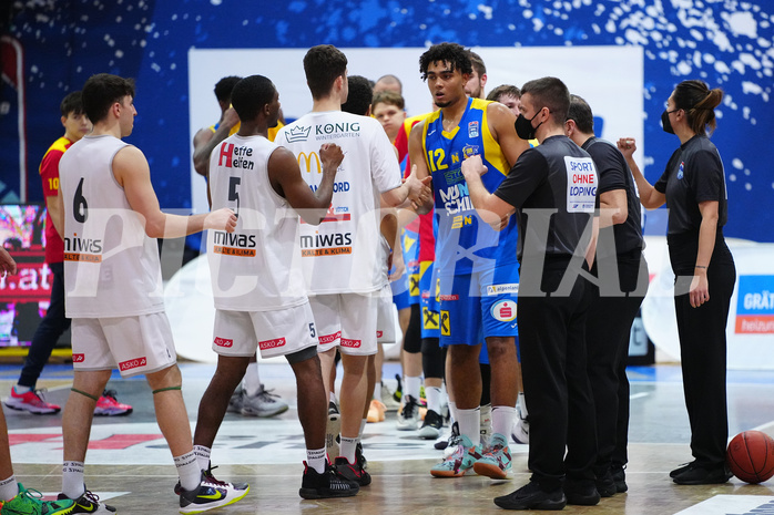 Basketball Superliga 2021/22, Grundduchgang 18.Runde , Kapfenberg Bulls vs. Klosterneuburg Dukes
