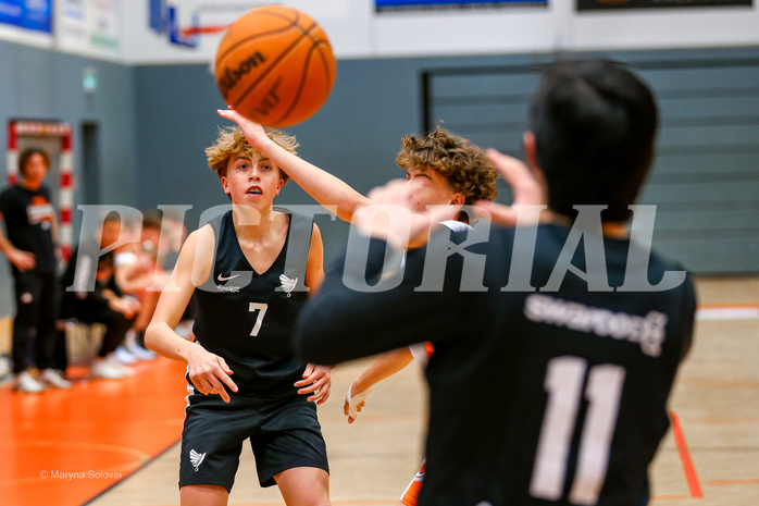 14.12.2024 Österreichischer Basketballverband 2024/25, SLMU16, Basket Dukes vs. Raiders Tirol BLACK
