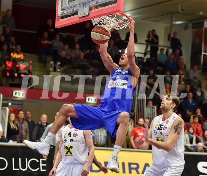 Basketball ABL 2015/16 Grunddurchgang 25. Runde WBC Wels vs Gunners Oberwart