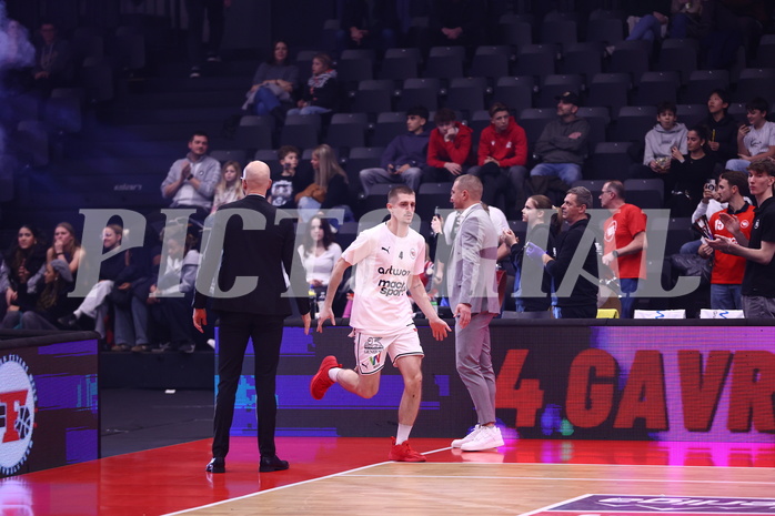 19.01.2025, Graz, Raiffeisen Sportpark, Basketball Austria Cup 2025, Final Four, Finale, Flyer Wels vs. Klosterneuburg Dukes, 19.01.2025, Graz, Raiffeisen Sportpark, Basketball Austria Cup 2025, Final Four, Finale, Flyer Wels vs. Klosterneuburg Dukes,