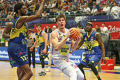 Basketball Superliga 2024/25, Playoffs, Viertelfinale Spiel 1 Gmunden Swans vs. UBSC Graz


