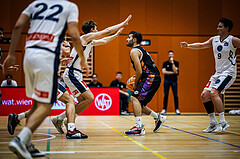 Basketball, Basketball Zweite Liga 2024/25, Grunddurchgang 3.Runde, Vienna Timberwolves, Vienna United, Marko Bakula (19)