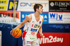 Basketball, win2day Basketball Superliga 2024/25, Grunddurchgang 17.Runde, SKN St. Pölten, Traiskirchen Lions, Nathaniel Kress (5)