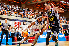 Basketball, win2day Basketball Superliga 2024/25, Playoffs Halbfinale 2. Spiel
, BBC Nord Dragonz, Gmunden Swans, Rayshawn Mart (3)
