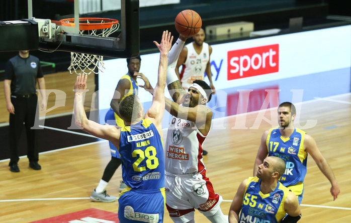 Basketball Superliga 2021/22, 7.Plazierungsrunde BC Vienna vs. SKN St.Pölten