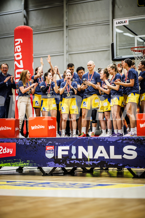 Basketball, Win2Day Basketball Damen Superliga 2023/24, Playoff, Finale Spiel 3, SKN St. Pölten, UBI Graz, 