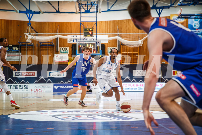 Basketball, Admiral Basketball Superliga 2019/20, Grunddurchgang 13.Runde, Oberwart Gunners, Vienna D.C. Timberwolves, Lawrence Alexander (6)