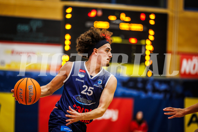 Basketball, win2day Basketball Superliga 2024/25, Grunddurchgang 20.Runde, Traiskirchen Lions, BBC Nord Dragonz, Lukas Hahn (25)