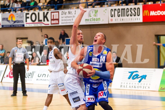 Basketball ABL 2015/16 Grunddurchgang 3.Runde Oberwart Gunners vs. Gmunden Swans