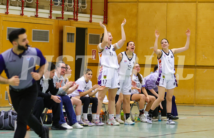 Basketball Damen Superliga 2023/24, Grunddurchgang 10.Runde Vienna United vs. Basket Flames