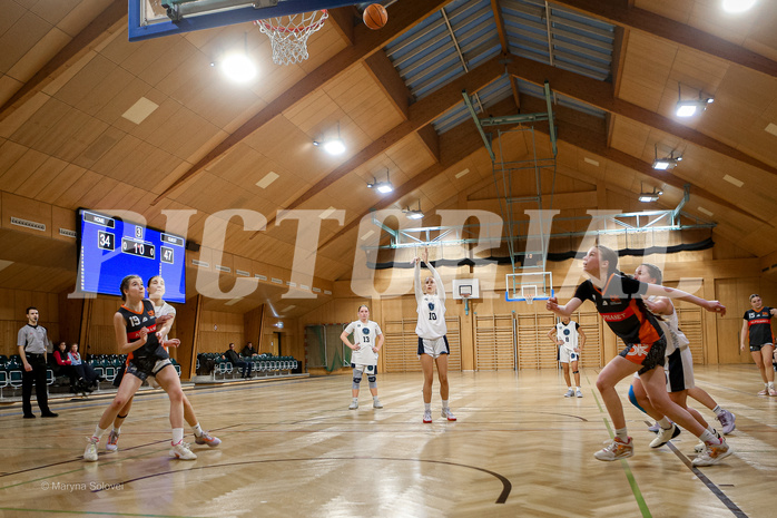 23.02.2025 Österreichischer Basketballverband 2024/25, SLWU16 Vienna Timberwolves vs. Basket Duchess