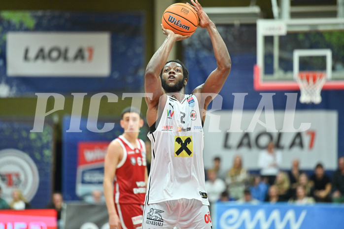 Basketball, Superliga 2024/25, Grunddurchgang 5.Runde, Flyers Wels vs. BC Vienna,