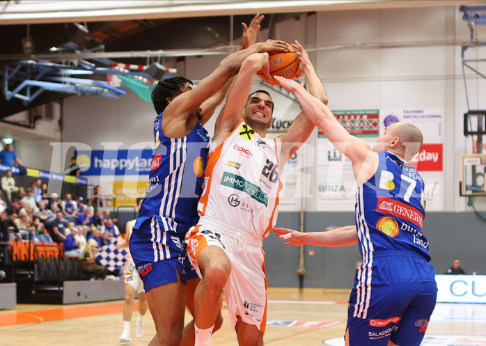 Basketball Superliga 2024/25, 9.Plazierungsrunde Klosterneuburg Dukes vs. Oberwart Gunners