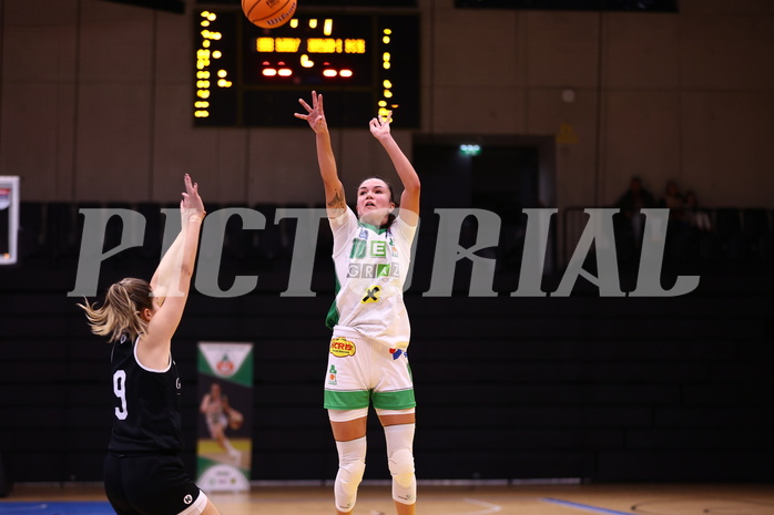 01.12.2024, Graz, Raiffeisen Sportpark, Basketball Damen Superliga 2024/25, Grunddurchgang, 8.Runde, UBI Holding Graz vs. Basket Flames