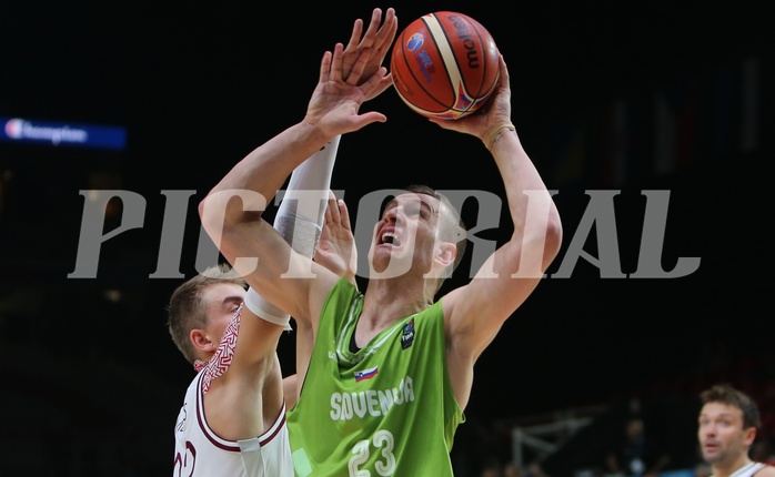 Basketball Eurobasket 2015  Team Latvia vs. Team Slovenia


