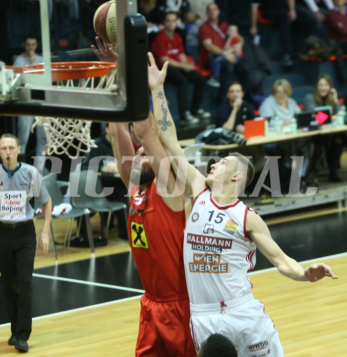 Basketball ABL 2016/17, Grunddurchgang 16.Runde BC Vienna vs. WBC Wels


