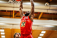 Basketball, win2day Basketball Superliga 2024/25, Grunddurchgang 8.Runde, SKN St. Pölten, Flyers Wels, Damion Rosser (2)