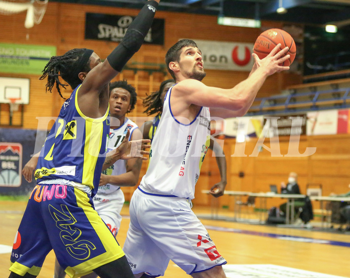 Basketball Superliga 2021/22, Grunddurchgang 7.Runde Gmunden Swans vs. UBSC Graz