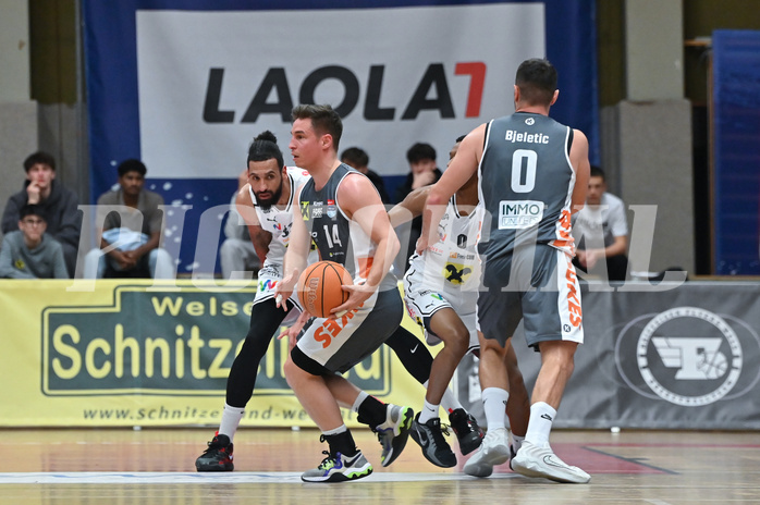 Basketball, Superliga 2024/25, Plazierungsrunde 7.Runde, Flyers Wels vs. Klosterneuburg Dukes,