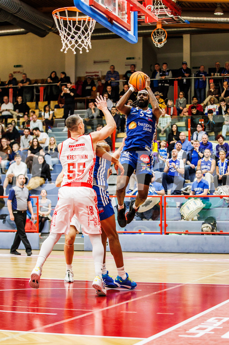 Basketball, Win2Day Superliga 2024/25, 2. Platzierungsrunde, Traiskirchen Lions, Oberwart Gunners, Siegfried 