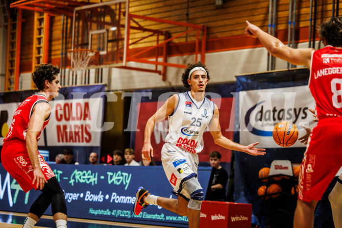 Basketball, win2day Basketball Superliga 2024/25, Grunddurchgang Runde 7, BBC Nord Dragonz, Traiskirchen Lions, Lukas Hahn (25)