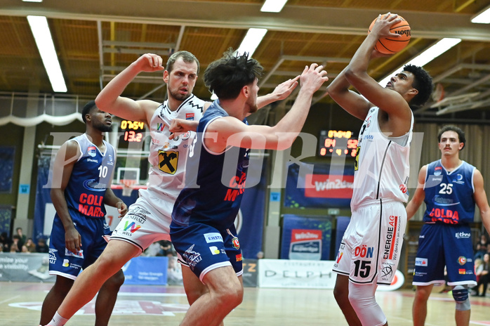 Basketball, Superliga 2023/24, Grunddurchgang 12. Runde, Flyers Wels vs. BBC Nord Dragonz,