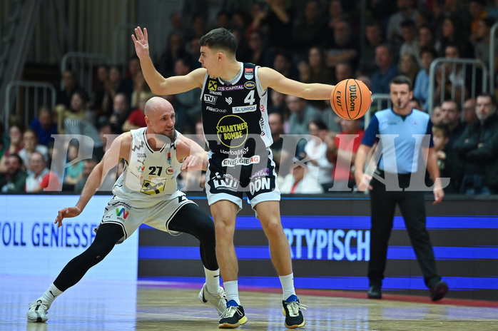 Basketball, Superliga 2023/24, Grunddurchgang 14. Runde, Flyers Wels vs. Gmunden,
