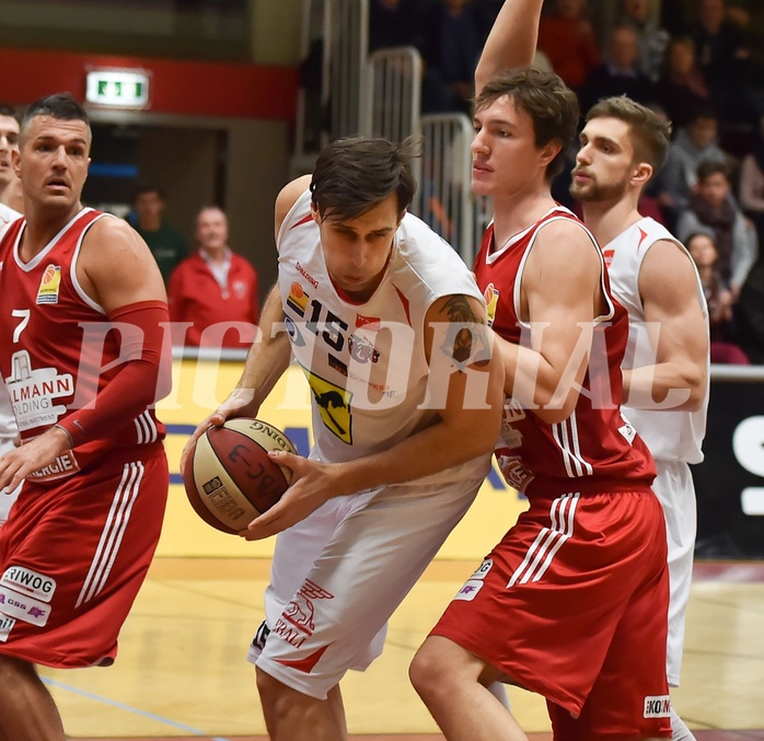 Basketball ABL 2015/16 Grunddurchgang 21.Runde WBC Wels vs BC Vienna