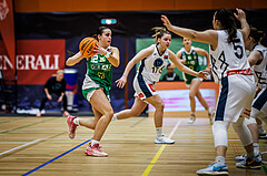 Basketball, Win2Day Basketball Damen Superliga 2023/24, Grunddurchgang 8.Runde, Vienna Timberwolves, UBI Graz, Ella Reisner (12)