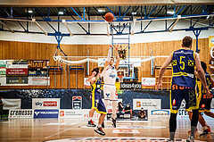 Basketball, bet-at-home Basketball Superliga 2021/22, Grunddurchgang Runde 12, Oberwart Gunners, UBSC Graz, Jonathan Knessl (12)