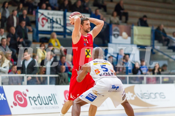 Basketball ABL 2015/16 Grunddurchgang 15.Runde Oberwart Gunners vs. WBC Wels