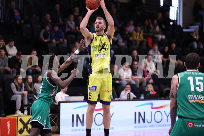 26.03.2023, Graz, Raiffeisen Sportpark Graz, Basketball Superliga 2022/23,5. Qualifikationsrunde, UBSC Raiffeisen Graz vs. Kapfenberg Bulls