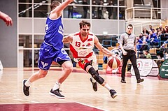 Basketball, ABL 2018/19, CUP Achtelfinale, UBC St. Pölten, Oberwart Gunners, Lukas Böck (13)