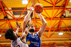 Basketball, win2day Basketball Superliga 2024/25, Grunddurchgang Runde 9, BBC Nord Dragonz, Oberwart Gunners, Daniel Köppel (14)