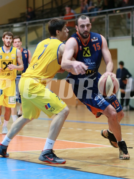 Basketball ABL 2016/17 Grunddurchgang 28.Runde UBSC Graz vs. F