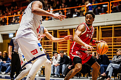 Basketball, win2day Basketball Superliga 2024/25, Grunddurchgang Runde 21, BBC Nord Dragonz, BC Vienna, Zac Owens (2)