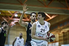 Basketball, Basketball Zweite Liga, Grunddurchgang 8.Runde, BBC Nord Dragonz, Basket Flames, Lukas Knor (21)