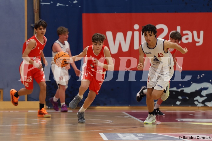 Basketball Superliga 2024/25, SLMU14 Traiskirchen Lions Academy vs. ATSE Graz


