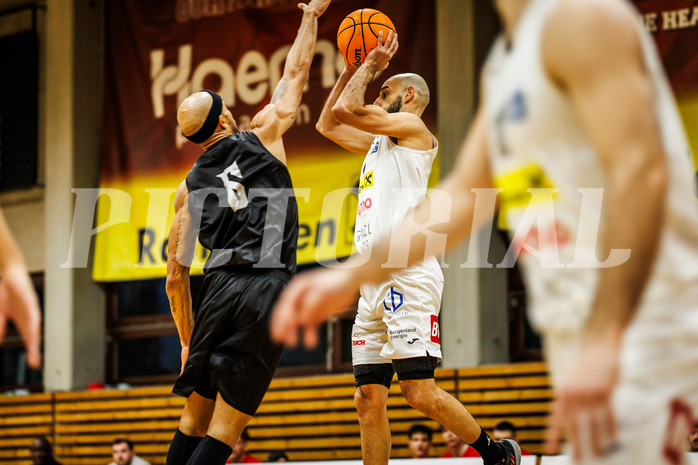 Basketball, Basketball Zweite Liga 2023/24, Grunddurchgang 14.Runde, Mattersburg Rocks, Wörthersee Piraten, Dominik Alturban (6)