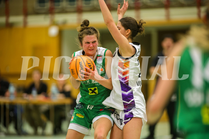 Basketball Damen Superliga 2023/24, Grunddurchgang 13.Runde Vienna United vs. UBI Graz