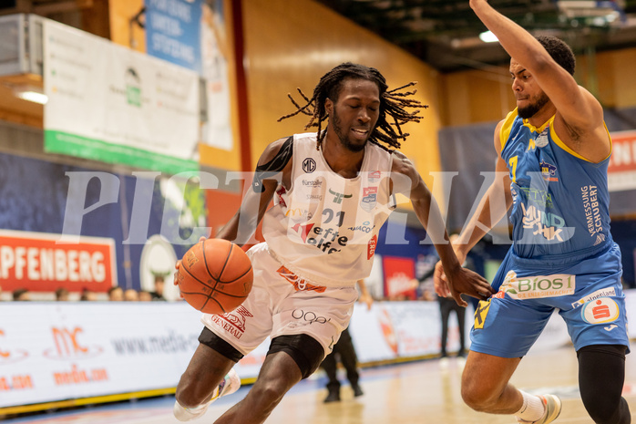 Basketball, Basketball Superliga 2022/23, Grunddurchgang Runde 18, Kapfenberg Bulls, SKN St. P