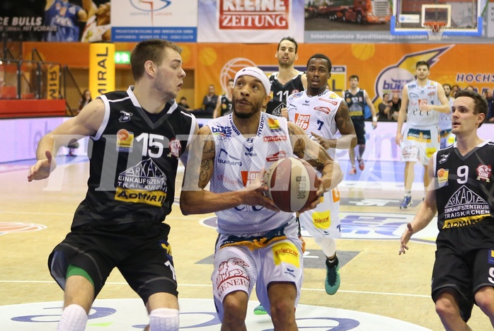 Basketball ABL 2015/16 Grunddurchgang 29.Runde Kapfenberg Bulls vs. Traiskirchen Lions