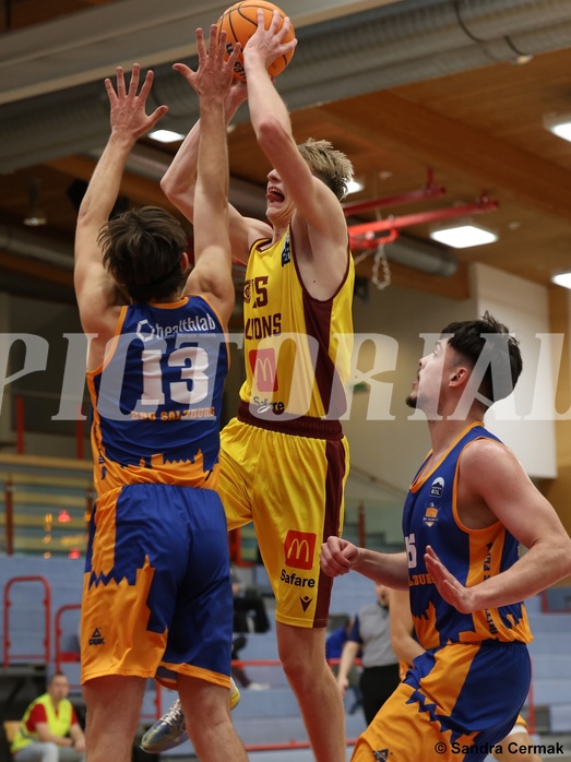 Basketball Zweite Liga 2024/25, Grunddurchgang 8.Runde Traiskirchen Lions NextGen vs. BBU Salzburg