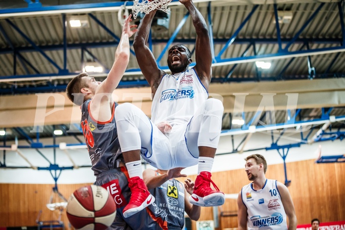 Basketball, ABL 2018/19, Grunddurchgang 5.Runde, Oberwart Gunners, Fürstenfeld Panthers, Christopher Tawiah (14)