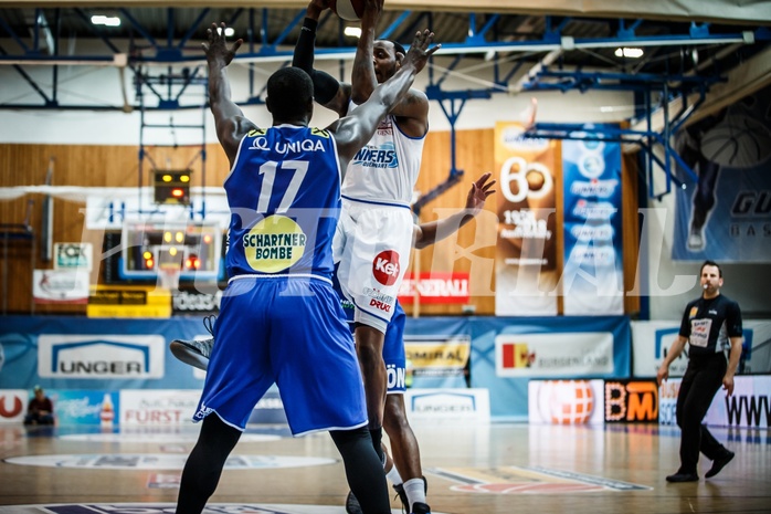 Basketball, ABL 2018/19, Playoff HF Spiel 1, Oberwart Gunners, Gmunden Swans, Justin Coleman (8)