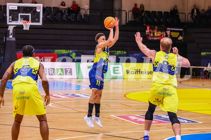 18.10.2024, Graz, Raiffeisen Sportpark Graz, Basketball Superliga 2024/25, Grunddurchgang, Runde 4, UBSC Raiffeisen Graz - BK IMMOunited Dukes