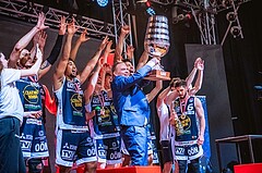 Basketball, Win2Day Superliga 2022/23, Playoff, Finale Spiel 4, BC Vienna, Gmunden Swans, 