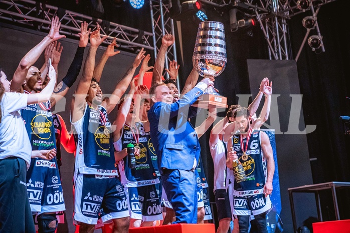Basketball, Win2Day Superliga 2022/23, Playoff, Finale Spiel 4, BC Vienna, Gmunden Swans, 