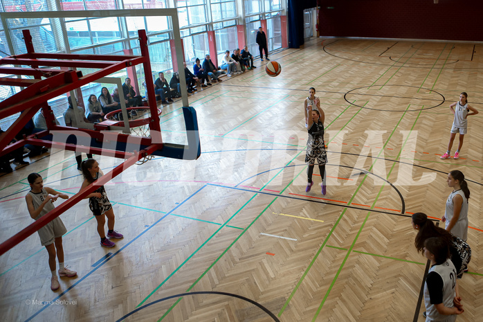 16.03.2025 Österreichischer Basketballverband 2024/25, SLWU14 Basket Flames UNION vs. VKL Vikings Swans