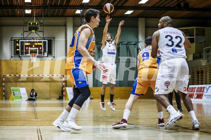 Basketball, 2.Bundesliga, Grunddurchgang 4.Runde, Mattersburg Rocks, BBU Salzburg, Jan NICOLI (3)